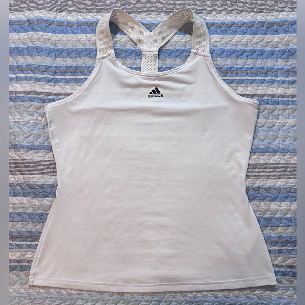A016- Adidas AEROREADY Workout Tank | Women’s Size L | Racerback